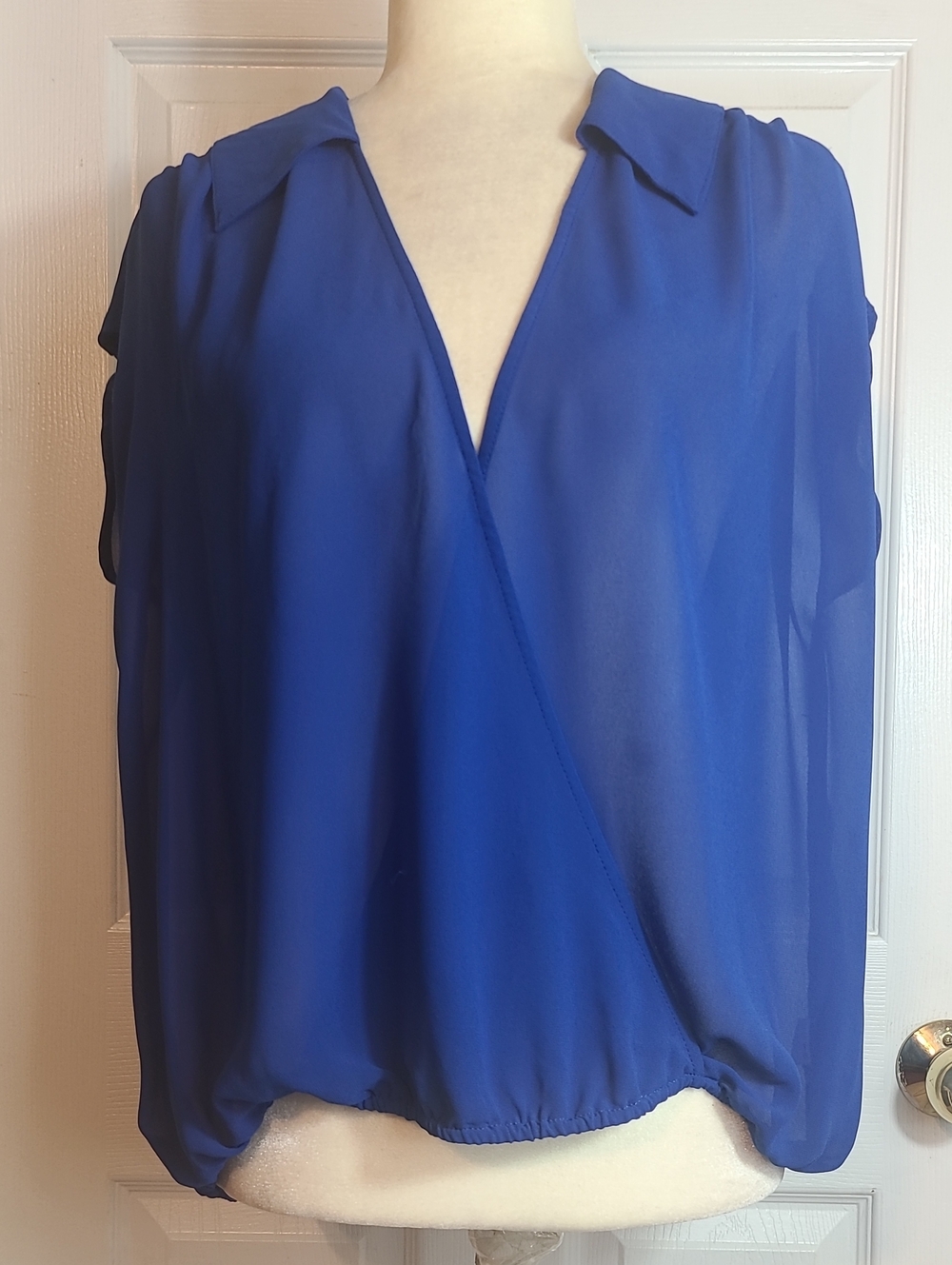 Naked Zebra Crossover Blouse